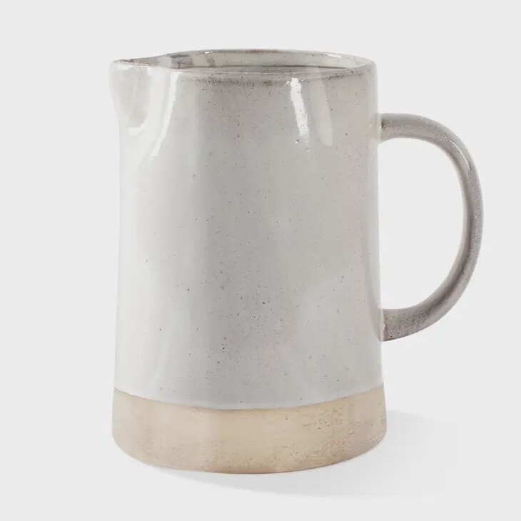 Artisan Pitcher - Pinched White