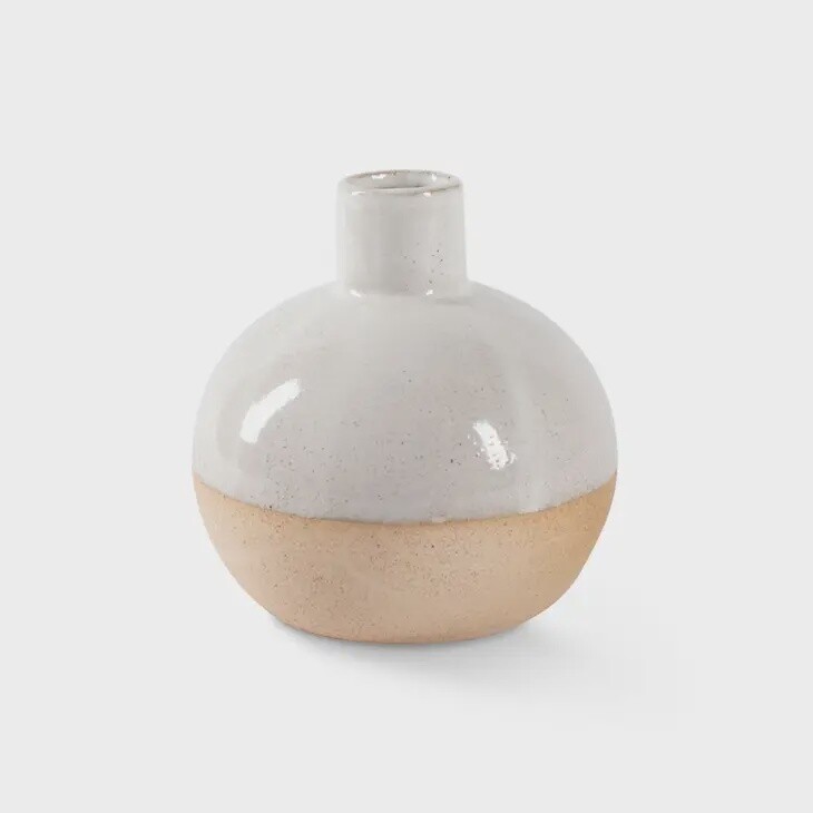 Bud Vase - Artisan Bud White
