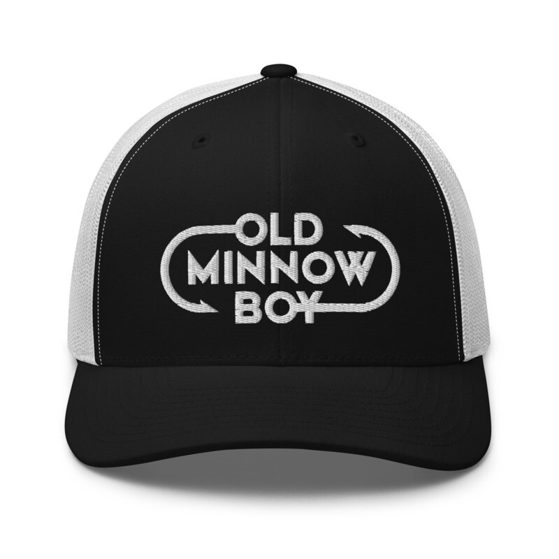 Old Minnow Boy Embroidered Trucker Cap