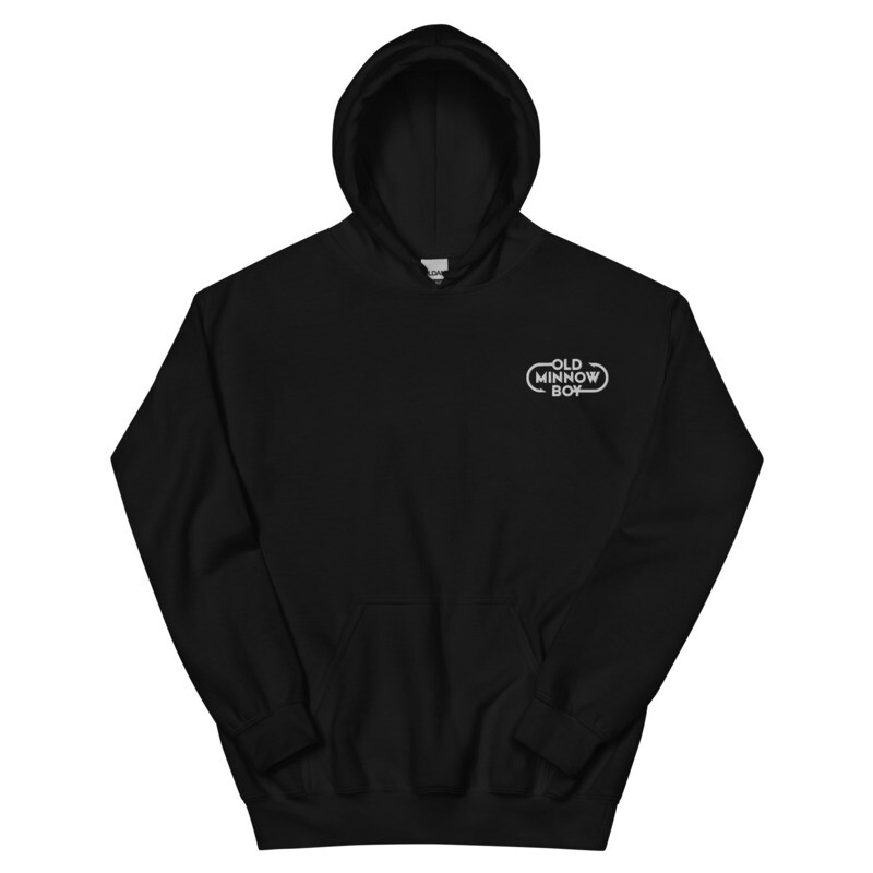 Old Minnow Boy Embroidered Unisex Hoodie