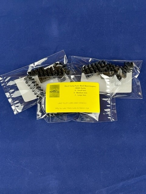 Varity Pack Black Flexible Magnetic Mesh Keepers