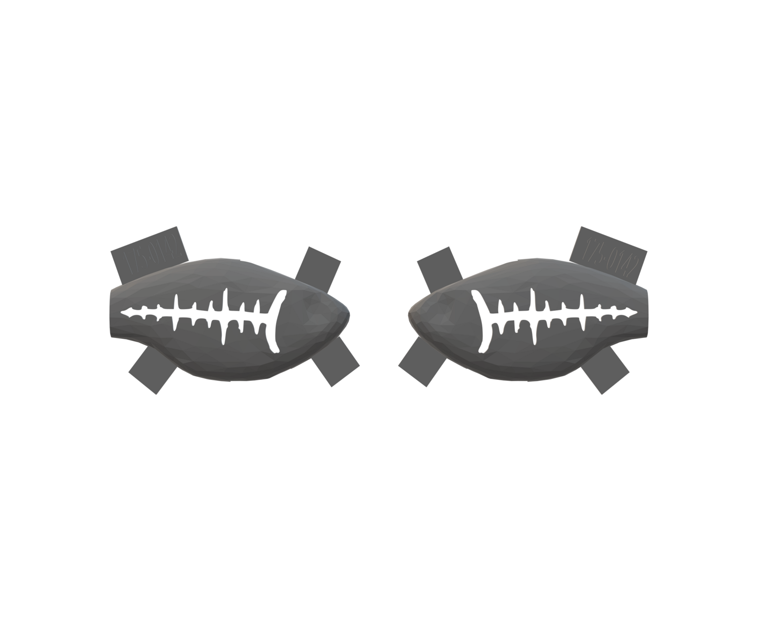 3D Stencil for 2 3/4&quot; Lipless Minnow, Patterns: 175-0142 Center Backbone
