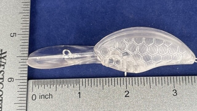 Stencil for 2&quot; Deep Diving Waffle Crankbait (OSP Blitz Ex DR Knock Off)