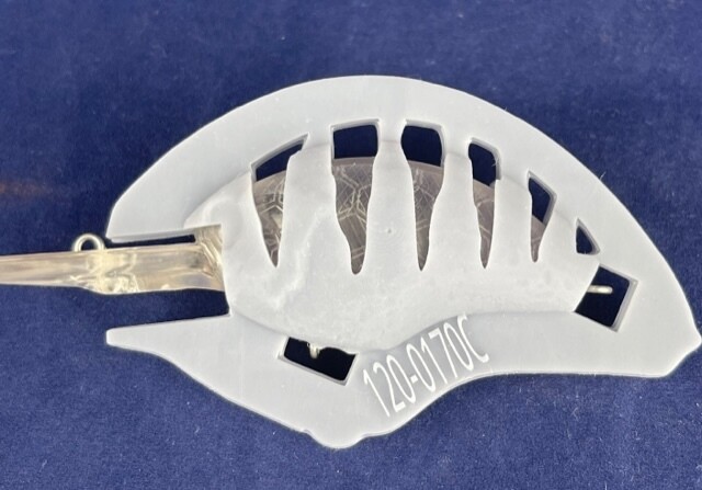 Stencil for 2&quot; Deep Diving Waffle Crankbait (OSP Blitz Ex DR Knock Off)