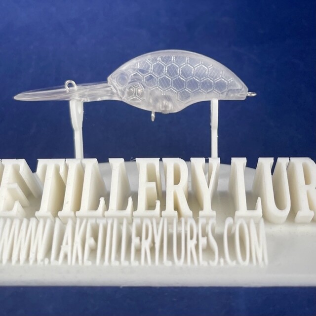Stencil for 2&quot; Deep Diving Waffle Crankbait (OSP Blitz Ex DR Knock Off)