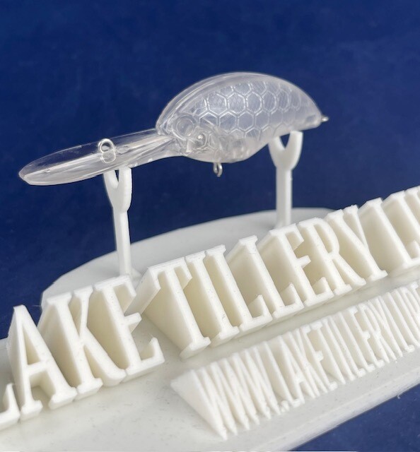 Stencil for 2&quot; Deep Diving Waffle Crankbait (OSP Blitz Ex DR Knock Off)