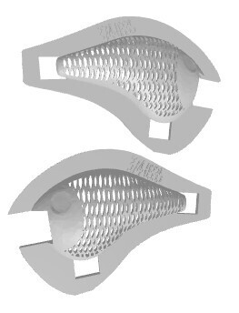 Stencil for Premium Smooth DT10, Patterns: 374-0335 Thin Various Size Scales