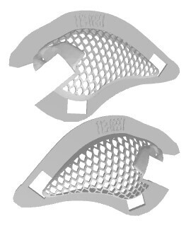 3D Stencil for -  Megabass 1.5 S-Crank Square Bill Original Lure, Patterns: MB1.5-0337 Round Bottom Scales