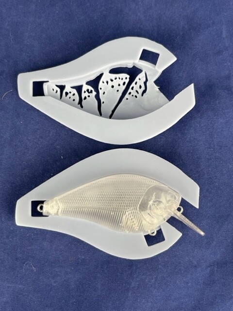 3D Stencil for - Lurebuild - LB High Quality 2.5 Square Bill