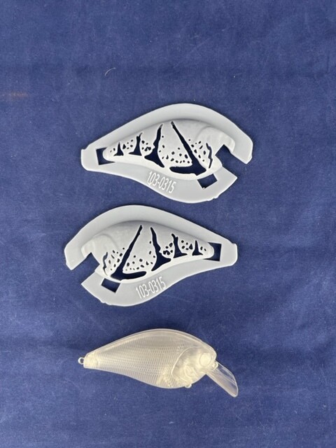 3D Stencil for Standard 2.5 Square Bill Shallow Diver Crankbait