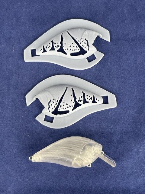 3D Stencil for - Lurebuild - LB High Quality 2.5 Square Bill