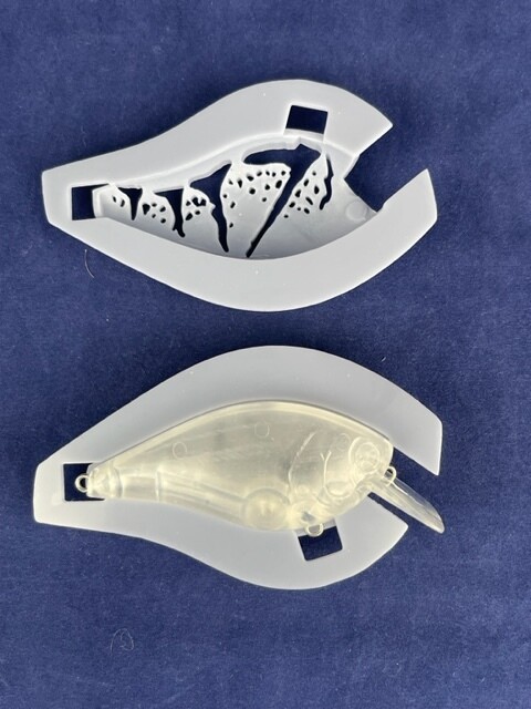3D Stencil for - Lurebuild - 2.5 Silent High Quality Square Bill