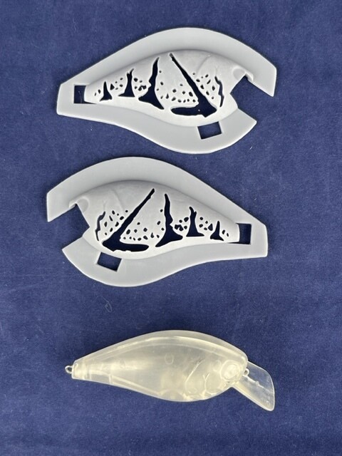 3D Stencil for - Lurebuild - 2.5 Silent High Quality Square Bill