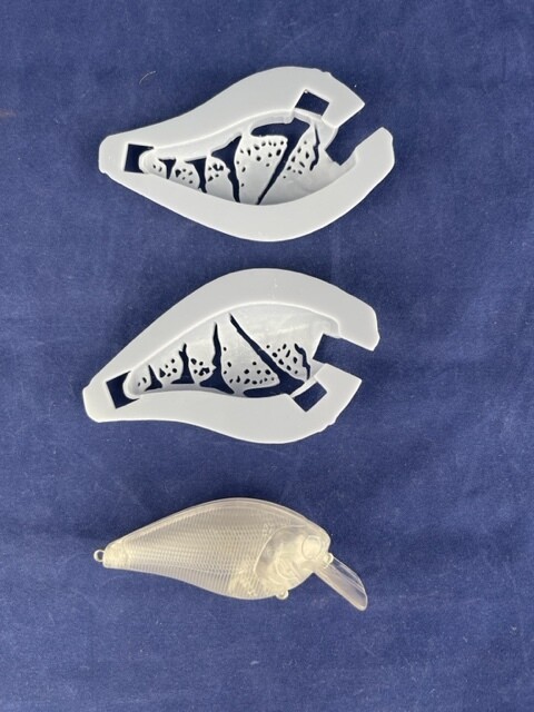 3D Stencil for Standard 2.5 Square Bill Shallow Diver Crankbait