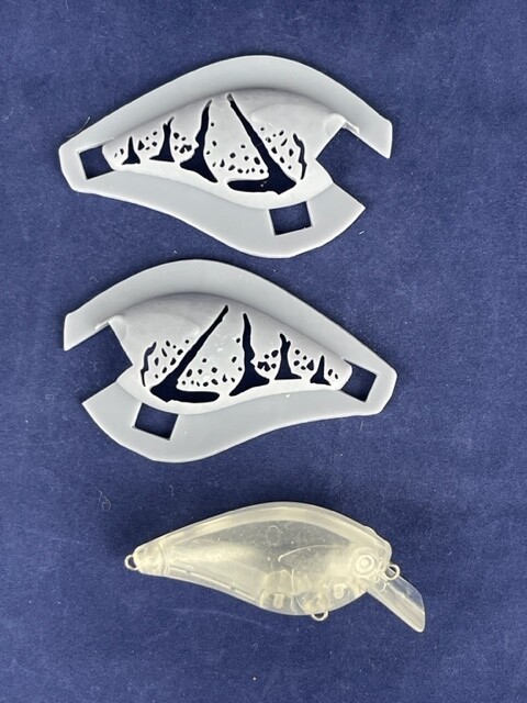 3D Stencil for - Lurebuild - 1.5 Silent High Quality Square Bill