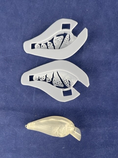 3D Stencil For 1.5 Junior Shallow Diving Square Bill Crankbait