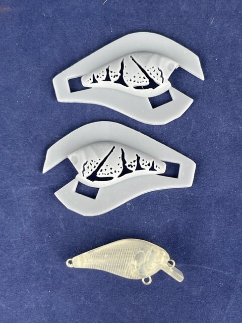 3D Stencil for - Lurebuild - LB High Quality 1.5 Mini Square Bill