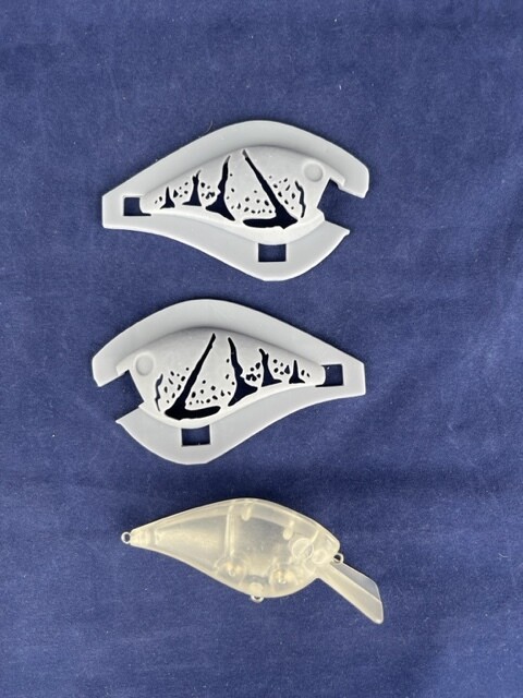 3D Stencil for - 3.25&quot; Precision Flat Side ko 2.5 Flat Side Crank