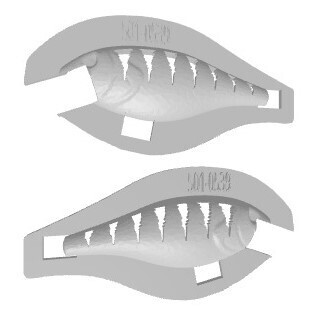 3D Stencil for - #7 Shad - Sugartit, Patterns: 501-0539 Perch