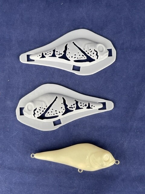 3D Stencil for - Lipless Sinking Minnow