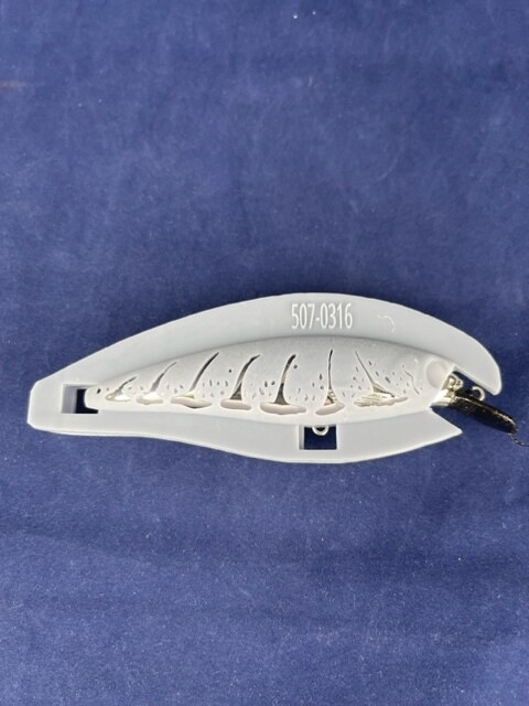 3D Stencil for - 4.5&quot; Chrome Jerkbait - Through Wire HQ