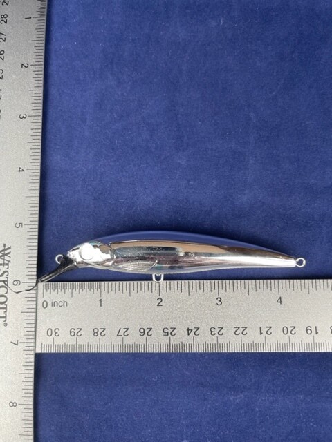 3D Stencil for - 4.5&quot; Chrome Jerkbait - Through Wire HQ