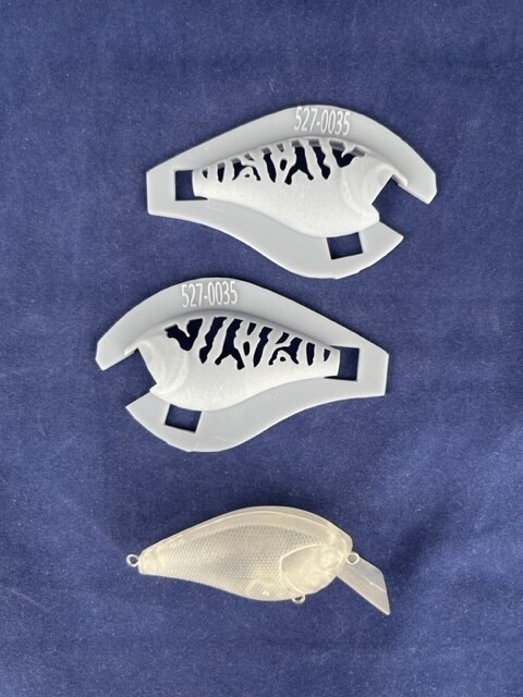 3D Stencil for Alternative Lures 1.5 One Knocker Square Bill