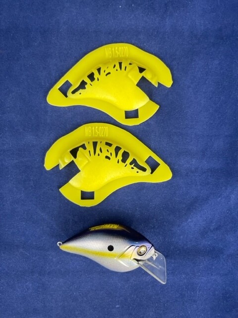 3D Stencil for -  Megabass 1.5 S-Crank Square Bill Original Lure
