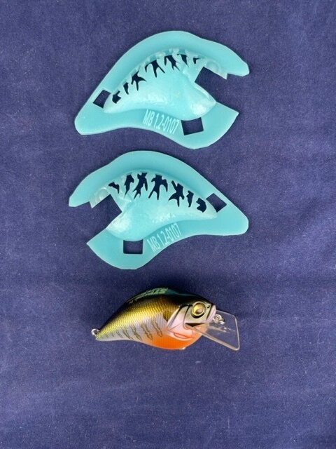 3D Stencil for -  MegaBass 1.2 S-Crank Square Bill Original Lure