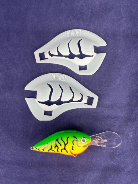 3D Stencil for Rapala DT 10 Original Lure