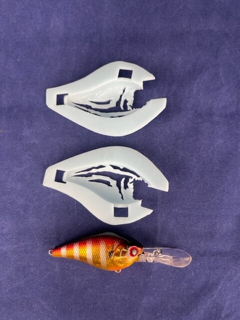 3D Stencil for Lucky Craft 1.5 D-9 Original Lure