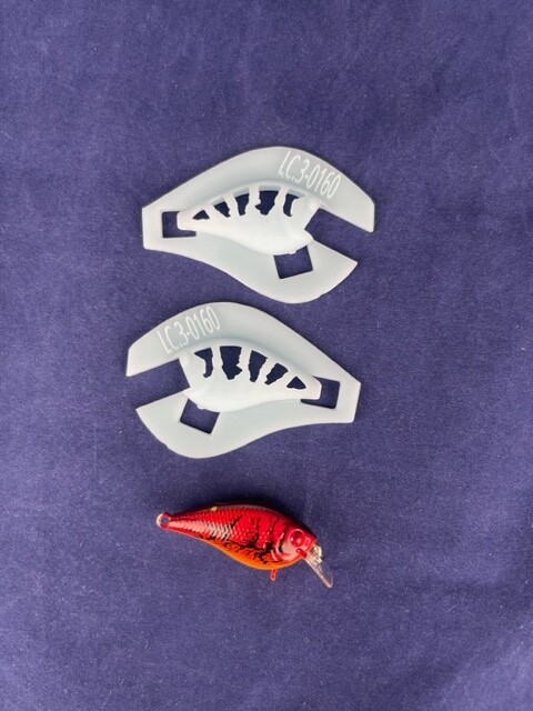 3D Stencil for - Lucky Craft 0.3 Square Bill Original Lure