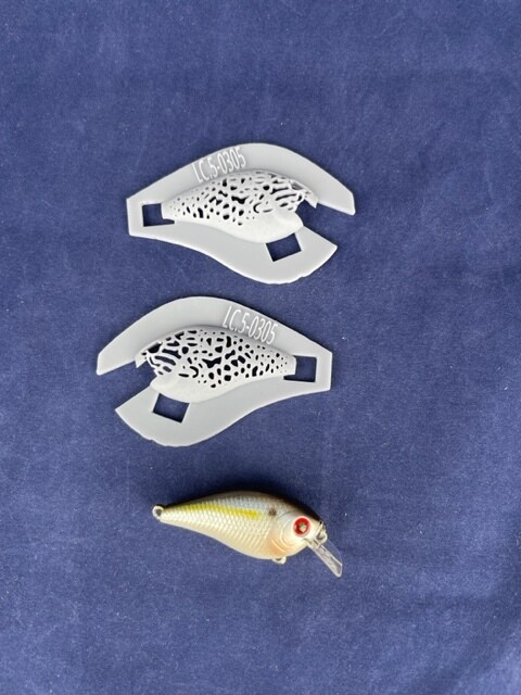 3D Stencil for - Lucky Craft 0.5 Square Bill Original Lure