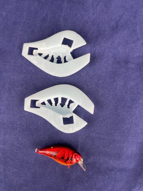 3D Stencil for - Lucky Craft 0.3 Square Bill Original Lure