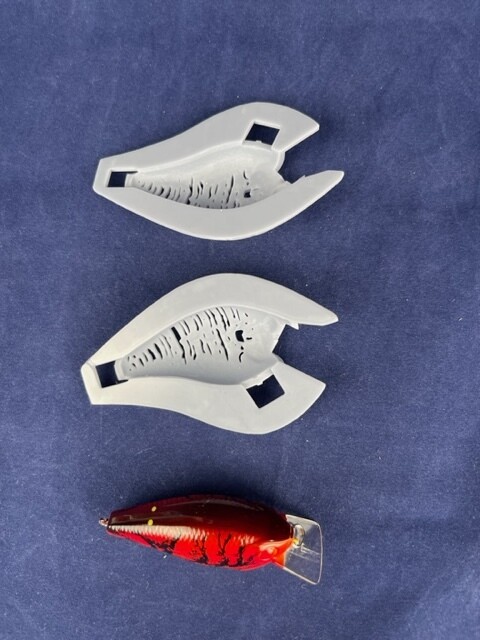 3D Stencil for - Lucky Craft 1.0 Square Bill Original Lure