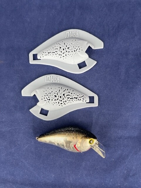 3D Stencil for Lucky Craft 2.0 Square Bill Original Lure