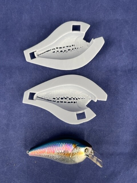 3D Stencil for Lucky Craft 2.5 Square Bill Original Lure