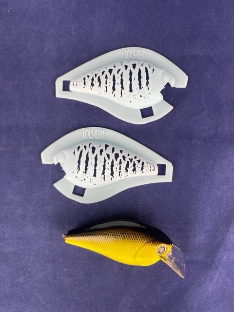 3D Stencil for - Lucky Craft 4.5 Square Bill Original Lure