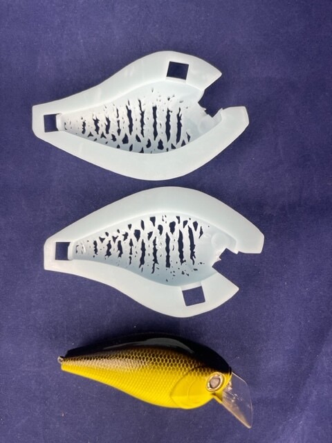 3D Stencil for - Lucky Craft 4.5 Square Bill Original Lure