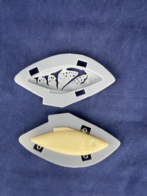 3D Stencil for 3&quot; Lipless Minnow - (Rat L trap Knock off)