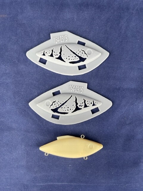 3D Stencil for 3&quot; Lipless Minnow - (Rat L trap Knock off)