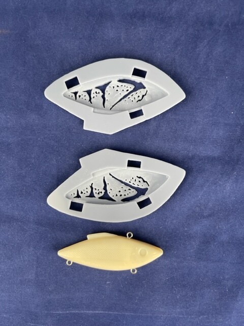 3D Stencil for 3&quot; Lipless Minnow - (Rat L trap Knock off)
