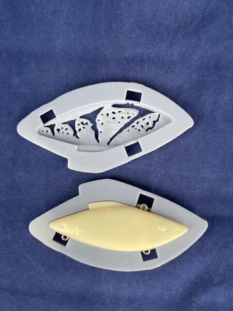 3D Stencil for 3.5&quot; Lipless Minnow - (Rat L trap Knock off)