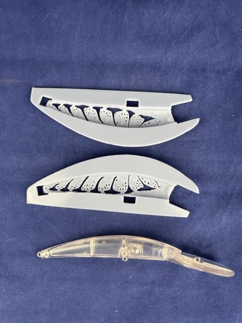 3D Stencil for 4 1/2&quot; Deep Diver Minnow