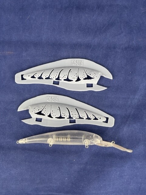 3D Stencil for 5&quot; Deep Diving Bandit Knock Off Minnow
