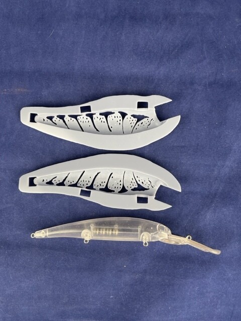 3D Stencil for 5&quot; Deep Diving Bandit Knock Off Minnow