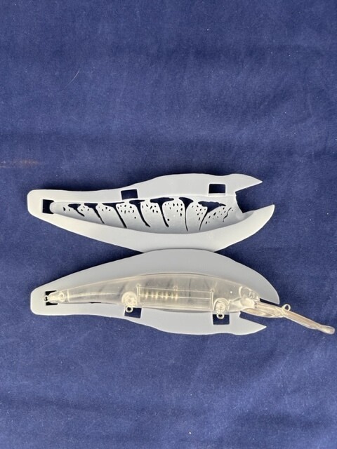 3D Stencil for 5&quot; Deep Diving Bandit Knock Off Minnow