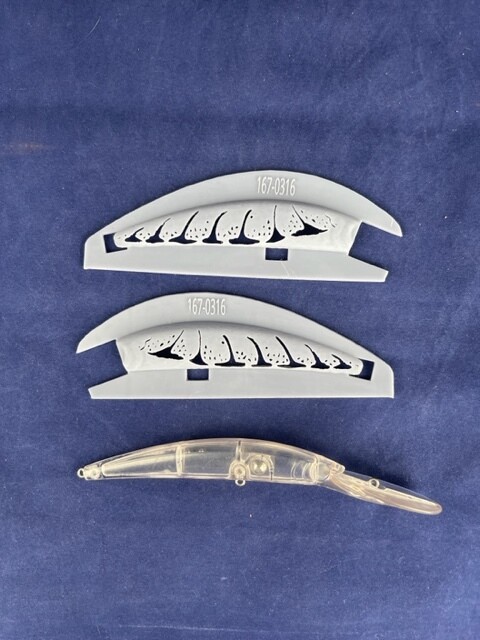 3D Stencil for 4 1/2&quot; Deep Diver Minnow