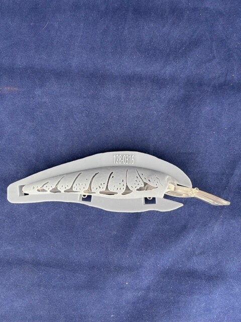 3D Stencil for 5&quot; Deep Diving Bandit Knock Off Minnow