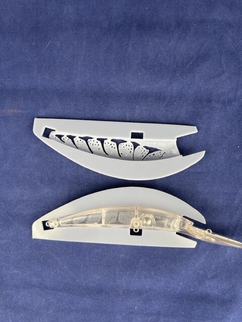 3D Stencil for 4 1/2&quot; Deep Diver Minnow